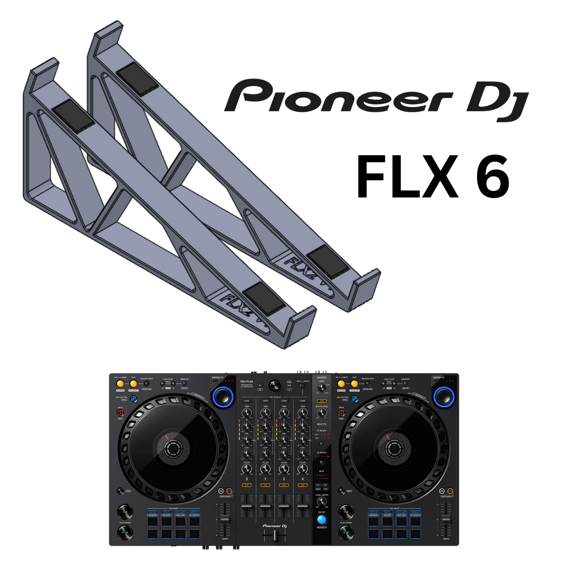 DJ:Stand for Pioneer FLX 6 – VANTIX 3D