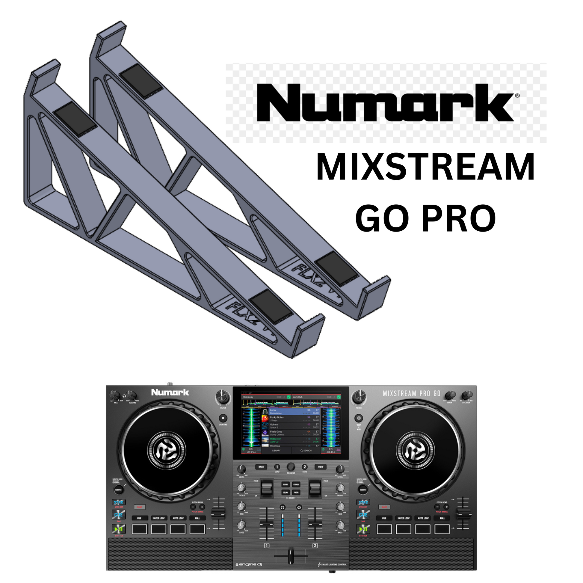 DJ:Stand for Numark Mixstream Go, Go Pro, Go+